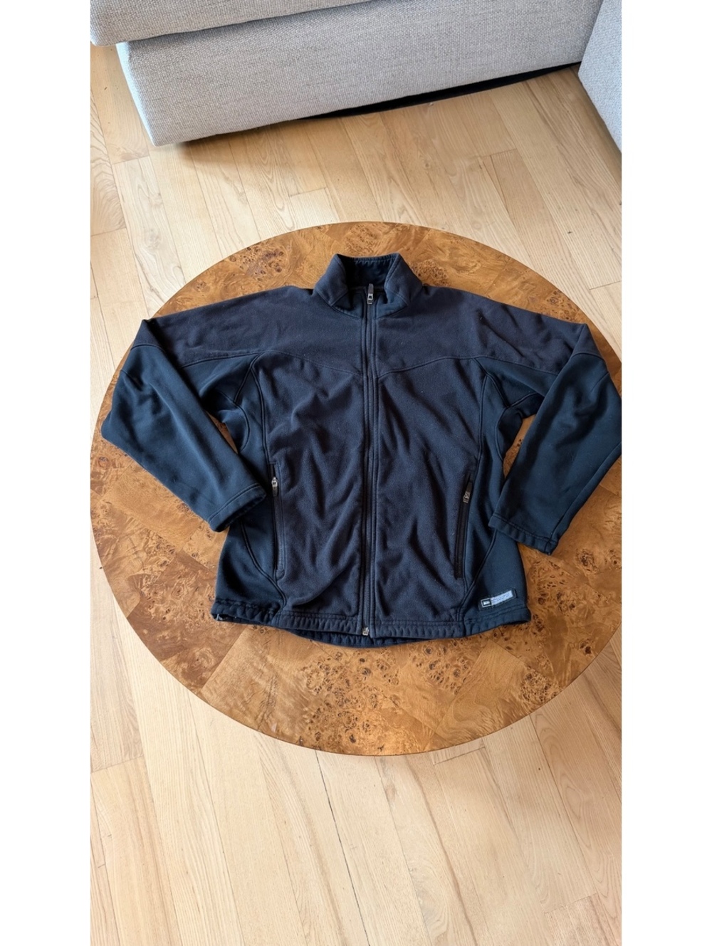 REI Black Polartec Fleece Jacket